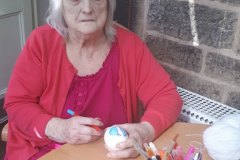 egg decorating residential care  home Chesterfield