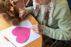 Valentines Day in our care home in Chesterfield