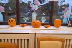 Halloween pumpkins care home Hyde