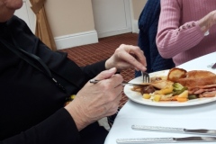 Care home Hyde - meal out at Oaklands Hall