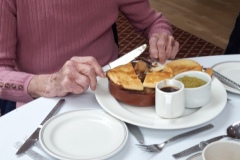 Care home Hyde - meal out at Oaklands Hall