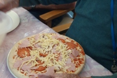 National Pizza Day celebrations nursing home in Hyde