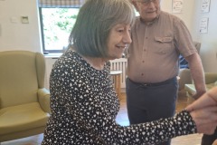 Singing and dancing at Charnley House care home in Hyde