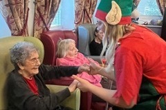 Christmas party Rotherwood care home, Rotherham