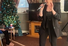 Christmas party Rotherwood care home, Rotherham