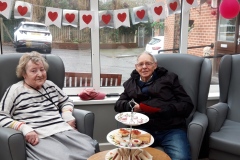 Valentines afternoon tea residential care home Hyde