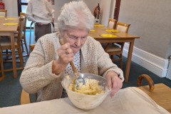 residents baking at nursing home in Hyde