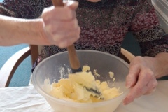 residents baking at nursing home in Hyde