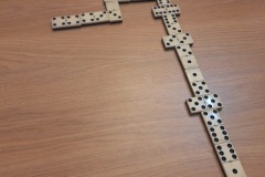 Dominoes at Charnley House residential care home in Hyde