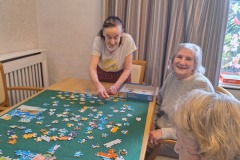 Jigsaws at Charnley House care home in Hyde