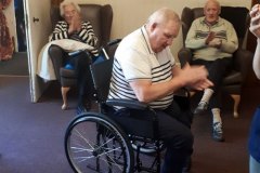 Clapping for carers - care home in Chesterfield