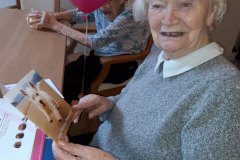 Birthday celebrations for Meg at care home in Hyde