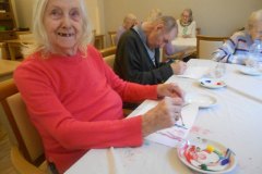 Care Home Hyde art day