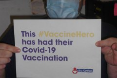 Our vaccine heroes at our care home in Hyde