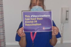 Our vaccine heroes at our care home in Hyde