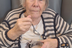 St Georges Day cupcakes at care home in Hyde