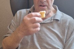 St Georges Day cupcakes at care home in Hyde