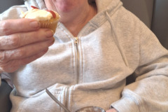 St Georges Day cupcakes at care home in Hyde