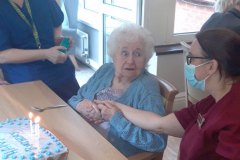 Dorothy's Birthday at nursing home in Hyde