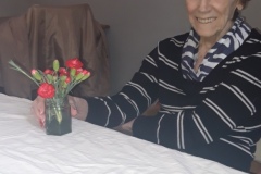 Flower Arranging at Charnley House nursing home in Hyde
