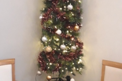Christmas trees at Charnley House nursing home in Hyde