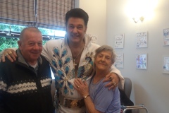 Elvis visits Charnley House care home in Hyde