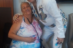 Elvis visits Charnley House care home in Hyde