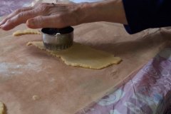Baking biscuits at Charnley House care home in Hyde