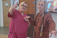 Dancing at Charnley House care home in Hyde