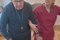 Dancing at Charnley House care home in Hyde