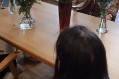 Flower arranging at Charnley House care home in Hyde