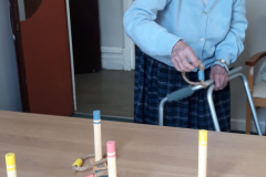 Ring toss at Charnley House care home in Hyde