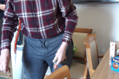 Ring toss at Charnley House care home in Hyde