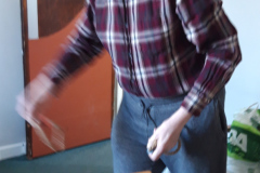 Ring toss at Charnley House care home in Hyde