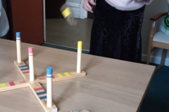 Ring toss at Charnley House care home in Hyde