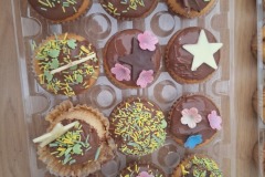 Cake decorating at Charnley House care home in Hyde