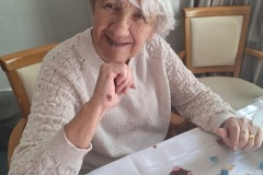 Cake decorating at Charnley House care home in Hyde