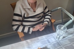 Cake decorating at Charnley House care home in Hyde