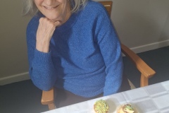 Cake decorating at Charnley House care home in Hyde