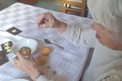 Cake decorating at Charnley House care home in Hyde