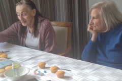 Cake decorating at Charnley House care home in Hyde