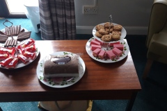 cake, coffee and a chat at Charnley House residential home in Hyde