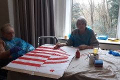 Painting for the circus wall at nursing home in Hyde