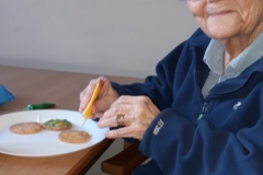 Decorating cookies at care home in Hyde