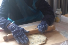 Making cookies at care home in Hyde