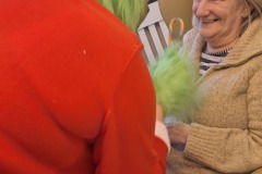 The Grinch comes to visit Charnley House care home in Hyde, Greater Manchester