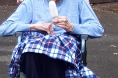 Ice creams for everyone at Charnley House residential care home in Hyde