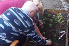 Gardening at Charnley House