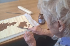 Christmas baking at care home in Hyde