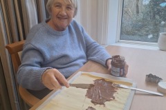 Christmas baking at care home in Hyde